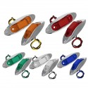 2PCS 3 LED Side Marker Lights Position Lamp For Car Truck Trailer Lorry