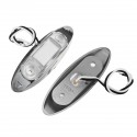 2PCS 3 LED Side Marker Lights Position Lamp For Car Truck Trailer Lorry