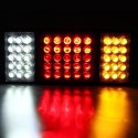 2Pair Rear Tail Light Brake Reverse Lamp For Trucks Utes Boat Trailers 55 LED