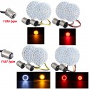 2pcs Motorcycle LED Brake Tail Light Turn Signal Lamp Bulbs 1156 / 1157 For Harley