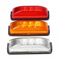 3 LED Side Marker Indicators Lights Reflector Lorry Trailer RV 12-24V