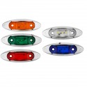 3LED 24V Side Marker Indicator Light Clearance Lamp Truck Trailer Lorry Van