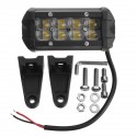 4inch Inch 6000K LED Work Light Bar 2-Row Spot / Flood Lamps Car Offroad SUV Truck