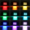 4PCS 12V RGB LED Mini Light Under Body Lamp Turn Signal Break Voice RF Remote Control For Car Motorcycle Truck SUV