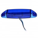 4Pcs Blue 24V LED Side Marker Light Flash Strobe Emergency Warning Lamp For Boat Car Truck Trailer