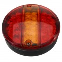 4Pcs12V Led Tail Light Hamburger Rear Lamp Stop Indicator Brake 4 Function