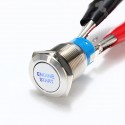 5 Colors 19mm Latching Engine Start Led Metal Switch Push Button Lighted 12V