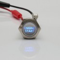 5 Colors 19mm Latching Engine Start Led Metal Switch Push Button Lighted 12V