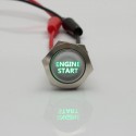 5 Colors 19mm Latching Engine Start Led Metal Switch Push Button Lighted 12V