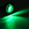 5Pcs Green Light 12V-24V LED Clearance Side Marker Indicators Lights Lamp Lorry Truck Boat Trailer Bus