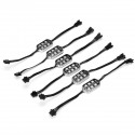 6PCS Car Motorcycle ATV Strip RGB LED Remote Under Glow Neo Multi Color Light Kit