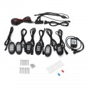 6Pcs LED RGB Off-road Light Underbody Lamp bluetooth Control For Jeep Truck Motorcycle Boat