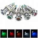 6V 8mm LED Dash Panel Warning Indicator Pilot Light Waterproof