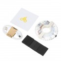 7 Color USB LED RGB Wheel Hub Light Rechargeable Waterproof Bicycle Safety Lights Bike