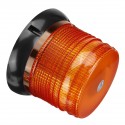 72 LED Magnetic Flashing Amber Beacon Warning Emergency Rotating Strobe Light