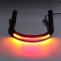 7/8inch Tube Black Cafe Racer Seat Frame Hoop Brat Loop LED Brake Turn Singal Lights