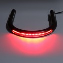 7/8inch Tube Black Cafe Racer Seat Frame Hoop Brat Loop LED Brake Turn Singal Lights