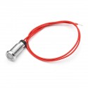 8mm 12V LED Metal Indicator Signal Light Pilot-Lamp For Motorcycle Car Truck Boat