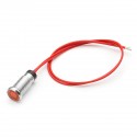 8mm 12V LED Metal Indicator Signal Light Pilot-Lamp For Motorcycle Car Truck Boat