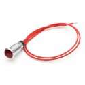 8mm 12V LED Metal Indicator Signal Light Pilot-Lamp For Motorcycle Car Truck Boat