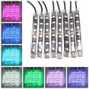 8pcs Motorcycle SportBike Strip RGB LED 5050SMD Remote Glowing Multicolor Lights