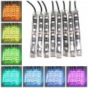 8pcs Motorcycle SportBike Strip RGB LED 5050SMD Remote Glowing Multicolor Lights