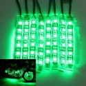 8pcs Motorcycle SportBike Strip RGB LED 5050SMD Remote Glowing Multicolor Lights