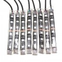 8pcs Motorcycle SportBike Strip RGB LED 5050SMD Remote Glowing Multicolor Lights