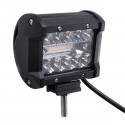 2pcs 4 Inch 10-32V 12800lm LED Light Bar IP68 Waterproof For Jeep MotorcycleTruck ATV Universal