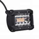 2pcs 4 Inch 10-32V 12800lm LED Light Bar IP68 Waterproof For Jeep MotorcycleTruck ATV Universal