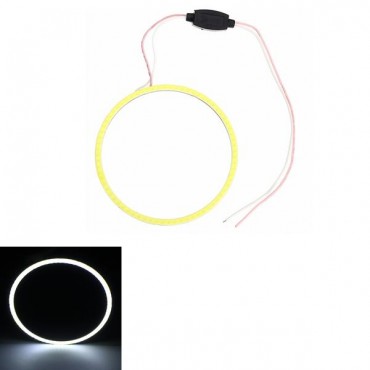 Circle Fog Lights DC 12V 24V 60-120mm COB Angel Eyes LED Light For Motorcycle Car