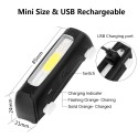 LED Bicycle light USB Rechargeable Bike Cycling Front Rear Lamp 200 Meter