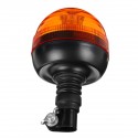 LED Rotating Flashing Amber Beacon Boat Truck Tractor Warning Light DC12-24V IP65