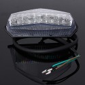 Motorcycle 10LEDs License Plate Turn Tail Indicator Brake Lights