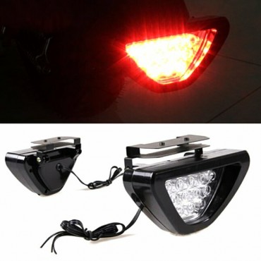 Motorcycle 12V LED Brake Flashing Lamp Taillight Assembly