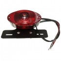 Motorcycle Cat Eye Rear Brake Tail Light With Bracket