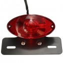 Motorcycle Cat Eye Rear Brake Tail Light With Bracket