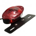 Motorcycle Cat Eye Rear Brake Tail Light With Bracket