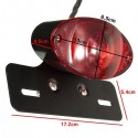 Motorcycle Cat Eye Rear Brake Tail Light With Bracket