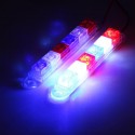 Motorcycle Electric Cars Warning Red&Blue&White LED Flashing Light