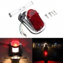 Motorcycle Rear Tail Lights Brake Stop Light Lamp License Plate Bracket For Chopper Cafe Race