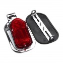 Motorcycle Rear Tail Lights Brake Stop Light Lamp License Plate Bracket For Chopper Cafe Race