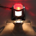 Motorcycle Rear Tail Lights Brake Stop Light Lamp License Plate Bracket For Chopper Cafe Race