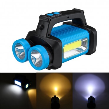 Rechargeable / Battery Power COB LED Floodlight USB Charging Spot Work Light Hand Outdoor Camping