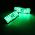 Rectangle Reflector LED Rear Tail Brake Stop Light Car Motorcycle 6-Colors