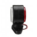 Red&White LED Vehicle Side Marker Turn Signal Indicator Light Lamp 10-30V