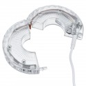 USB 18 Modes LED Bicycle Cycling Wheel Hub Light 7 Color Waterproof Bike Lamp