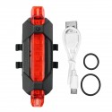 USB Charging Bicycle Lamp Riding Rear Warning Light Night Taillight Equipped