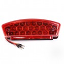 Universal 12V LED Motorcycle Tail Brake Light License Plate Lamp