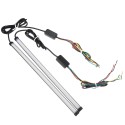 Universal for Car/Motorcycle 12-24V 30/45CM LED Signal Turn Lights Decoration Strip Flow Water